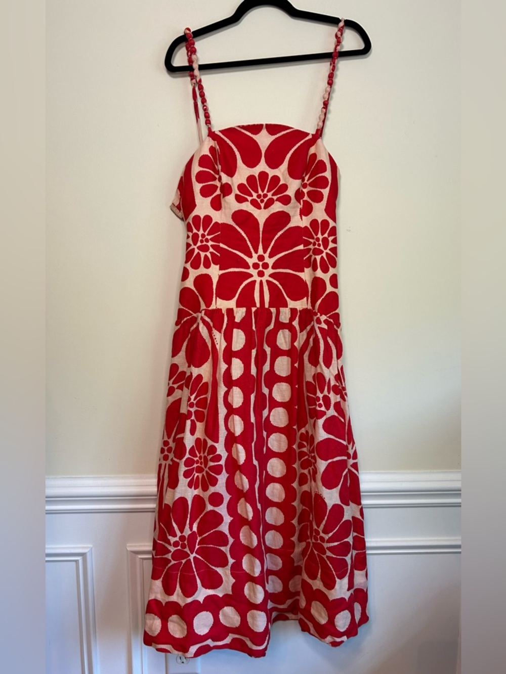 Farm Rio Palermo Linen Midi dress size XL - Picture 2 of 8